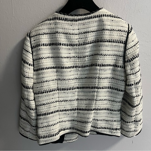 White House Black Market Embellished Tweed Jacket - Picture 7 of 14